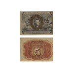 1860s to 1870s Civil War-Era Fractional Currency // 5-10-25 Cent Notes // Set of 4 // Extra Fine to Uncirculated Condition