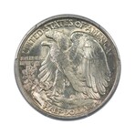 1934-D Walking Liberty Half Dollar // PCGS Certified MS65 // Wood Presentation Box