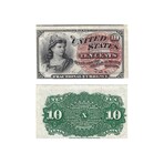 1860s to 1880s Fractional Currency // 5-10-25-50 Cent Notes // Set of 10 // Extra Fine to Uncirculated Condition