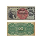 1860s to 1880s Fractional Currency // 5-10-25-50 Cent Notes // Set of 10 // Extra Fine to Uncirculated Condition