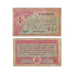 1946 to 1964 Military Payment Certificates // Post WWII // 5 Cents to $1 // Set of 9 // Fine to Extra Fine Condition
