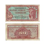 1946 to 1964 Military Payment Certificates // Post WWII // 5 Cents to $1 // Set of 9 // Fine to Extra Fine Condition