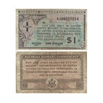 1946 to 1964 Military Payment Certificates // Post WWII // 5 Cents to $1 // Set of 9 // Fine to Extra Fine Condition