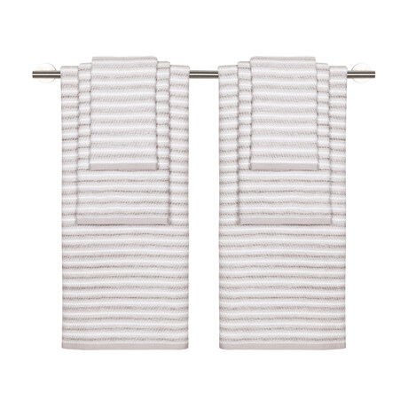 Marla Stripe ZT Towel // Set of 6 (Gray)