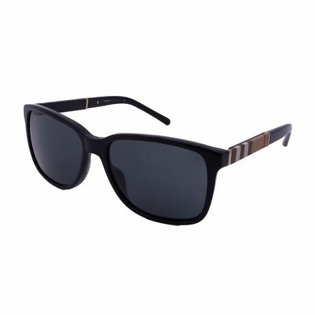 Burberry // Unisex BE4181-300187 Sunglasses // Black + Gray