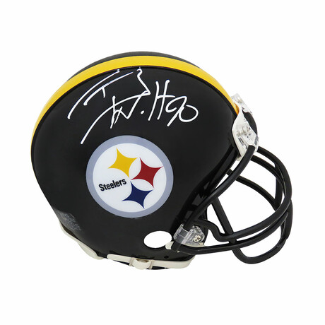 T.J. (TJ) Watt // Pittsburgh Steelers // Signed Riddell Mini Helmet