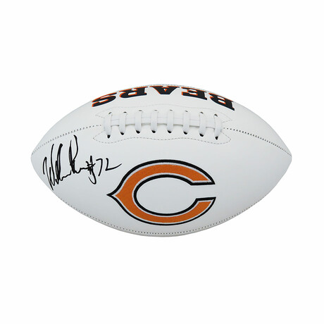 William Perry // Chicago Bears // Signed White Logo Football