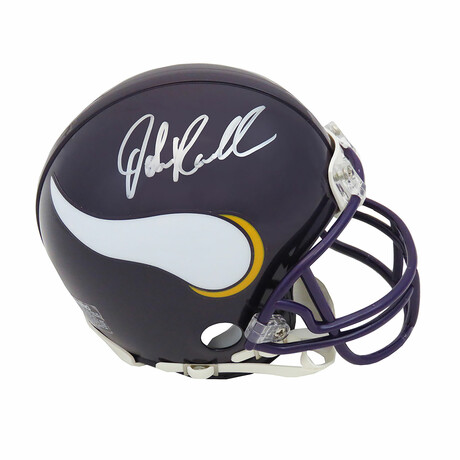 John Randle // Minnesota Vikings // Signed Throwback Riddell Mini Helmet