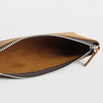 The Pallavi Pencil Case - Makeup Bag // Brown
