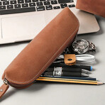 The Paavo Pencil Case - Makeup Pouch // Brown