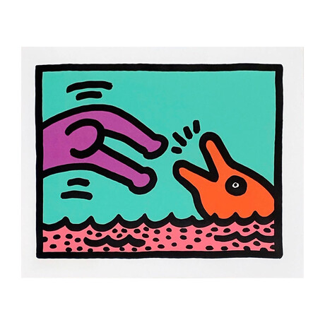 Keith Haring // Pop Shop V (A) // 1989
