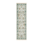 Bordered Persian // Linen (1'8" x 2'6" Accent Rug)