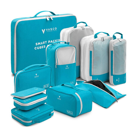 Packing Cubes // 9-Piece Set // Turquoise