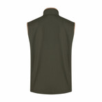 Kaden Reversible Vest // Olive Green (XS)