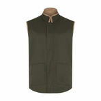 Kaden Reversible Vest // Olive Green (L)
