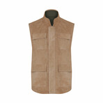 Kaden Reversible Vest // Beige (S)