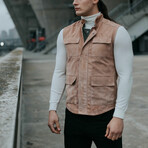 Kaden Reversible Vest // Beige (XL)