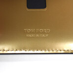Tom Ford // Leather Mini Wallet // Metallic Gold