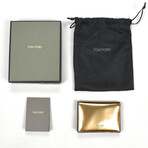 Tom Ford // Leather Mini Wallet // Metallic Gold