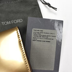 Tom Ford // Leather Mini Wallet // Metallic Gold