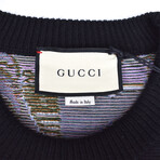 Gucci // Floral Knit Sweater // Black (S)