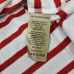 Burberry // Nautical Long Sleeve Shirt // White + Red (S)