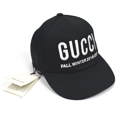 Gucci // Logo Hat // Black (Medium)