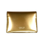 Tom Ford // Leather Mini Wallet // Metallic Gold