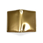 Tom Ford // Leather Mini Wallet // Metallic Gold