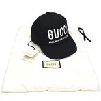Gucci // Logo Hat // Black (Medium)