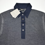 Tom Ford // Knit Polo Sweater // Navy (L)