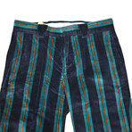 Burberry // Stripe Corduroy Pants // Navy (32WX34L)