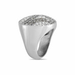 Cartier // Jeton Sauvage 18K White Gold Black + White Diamond Ring // Ring Size: 7.5 // Estate