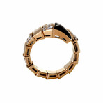 Bulgari // Serpenti 18K Rose Gold Diamond + Onyx Ring // Ring Size: 8.5 // Estate