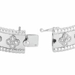 Van Cleef & Arpels // Perlée 18K White Gold Diamond Bracelet // 6.65" // Estate