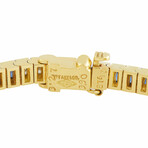 Tiffany & Co. // 18K Yellow Gold Diamond + Sapphire Line Bracelet // 7" // Estate