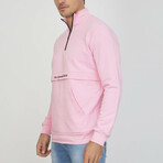 Hanico Half Zip Sweatshirt // Pink (S)