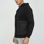 Juigo Hoodie with Side Pocket // Black (XS)