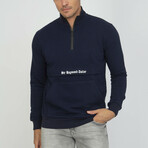 Hanico Half Zip Sweatshirt // Navy (3XL)