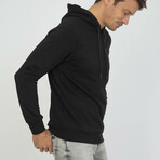 Juigo Hoodie with Side Pocket // Black (XS)