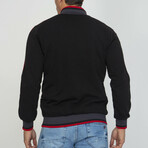 Dape Full Zipped Sweatshirt // Black (XL)