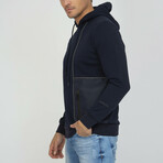 Juigo Hoodie with Side Pocket // Navy (XS)