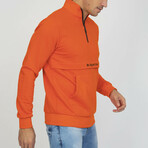 Hanico Half Zip Sweatshirt // Orange (S)