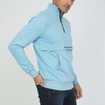 Hanico Half Zip Sweatshirt // Blue (M)