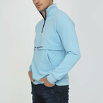 Hanico Half Zip Sweatshirt // Blue (L)