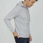 Juigo Hoodie with Side Pocket // Gray Melange (XS)