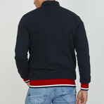Oku Full Zipped Sweatshirt // Navy (S)