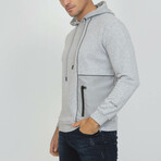 Juigo Hoodie with Side Pocket // Gray Melange (XS)