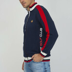 Dape Full Zipped Sweatshirt // Navy (S)