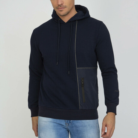 Juigo Hooded Sweatshirt // Navy (XS)